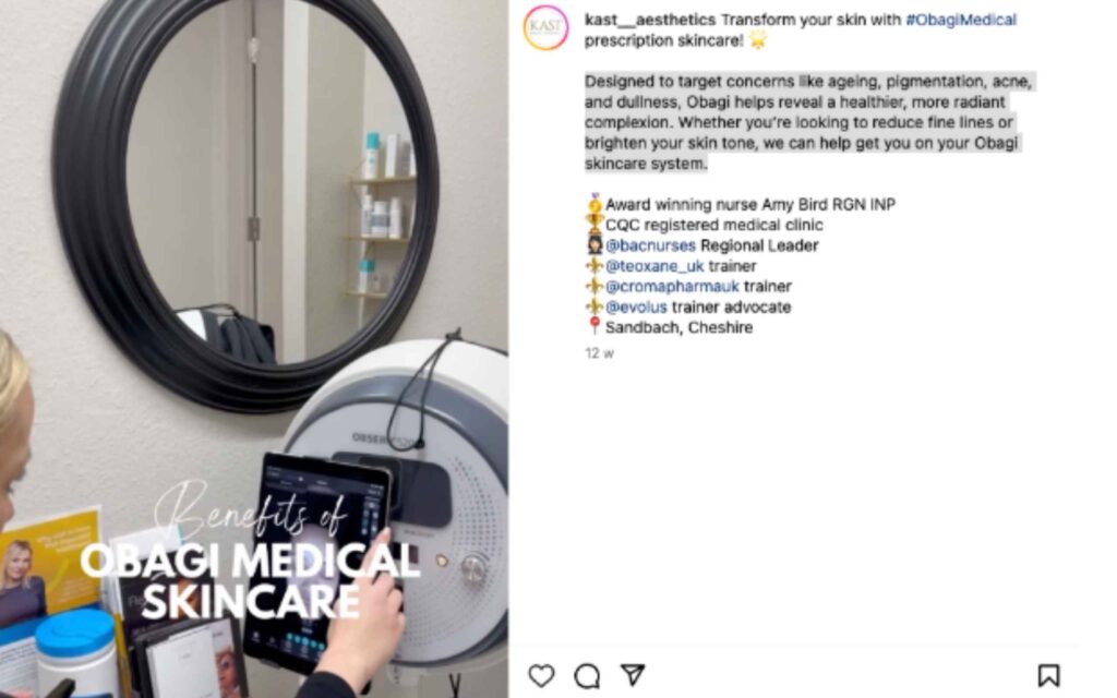 buy obagi medical products cheshire